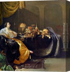 Jacob's Canvas Paintings - An Allegory of Faith by Jacob Duck