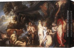 Allegory Canvas Paintings - Allegory of Fertility by Jacob Jordaens