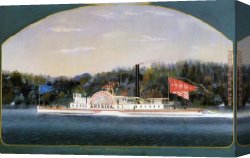 America Canvas Paintings - America i by James Bard