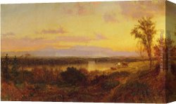 Autumn Landscape Canvas Paintings - Autumn Landscape by Jasper Francis Cropsey