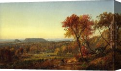 Mount Etna From Taormina Canvas Paintings - Mounts Adam and Eve 1872 by Jasper Francis Cropsey