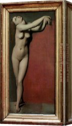 Nude Canvas Paintings - Angelica Nude by Jean Auguste Dominique Ingres