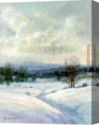 Jean-leon Gerome Canvas Paintings - Winter by Jean-Leon Gerome