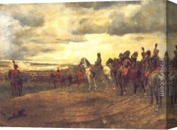 Meissonier Canvas Paintings - Jena by Jean-Louis Ernest Meissonier