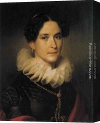 Peter Von Cornelius Canvas Paintings - Maria Angelica Richter von Binnenthal by Johann Peter Krafft