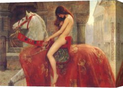 John Linnell Canvas Paintings - Lady Godiva by John Collier