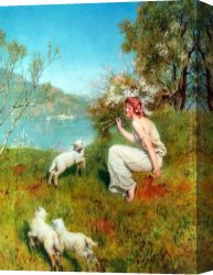 Promise of Spring Canvas Paintings - Spring by John Collier