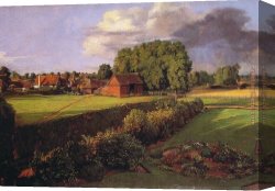 Golding Constable's Flower Garden Canvas Paintings - Golding Constable's Flower Garden by John Constable