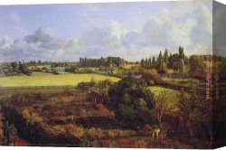 Golding Constable's Flower Garden Canvas Paintings - Golding Constable's Kitchen Garden by John Constable