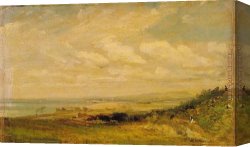 Constable's Canvas Paintings - Shoreham Bay by John Constable