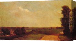 Constable's Canvas Paintings - View Towards Dedham by John Constable