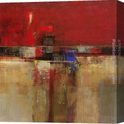 Crimson Canvas Paintings - Crimson Wash by John Douglas