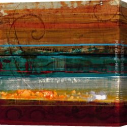 Deserted Canvas Paintings - Desert Melody I by John Douglas