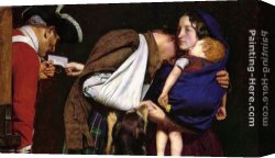 Order, Canvas Paintings - The Order of Release detail by John Everett Millais