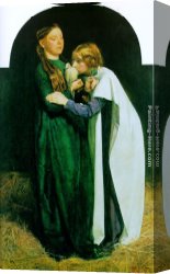 Return Canvas Paintings - The Return of the Dove to the Ark by John Everett Millais