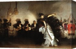 John Linnell Canvas Paintings - El Jaleo by John Singer Sargent