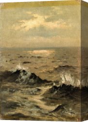 Cafe Concert Singer Canvas Paintings - Seascape by John Singer Sargent