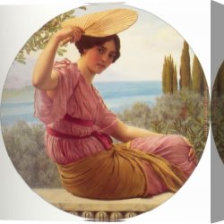 John William Godward Canvas Paintings - Golden Hours by John William Godward