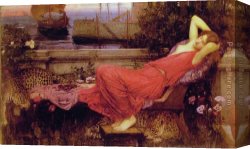 Waterhouse Canvas Paintings - Ariadne by John William Waterhouse