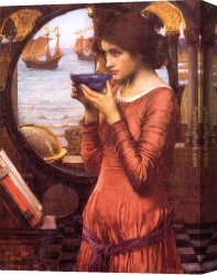 Waterhouse Canvas Paintings - Destiny 1900 by John William Waterhouse