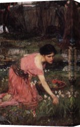 Waterhouse Canvas Paintings - Flora by John William Waterhouse