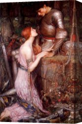 Waterhouse Canvas Paintings - Lamia 1905 by John William Waterhouse
