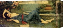 Summer Canvas Paintings - Sweet Summer by John William Waterhouse