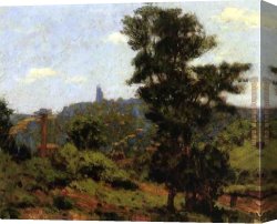 Decamps Canvas Paintings - Summer in the Country by Joseph DeCamp