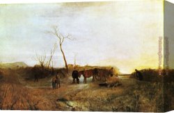 Morning Canvas Paintings - Frosty Morning by Joseph Mallord William Turner