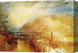 William Canvas Paintings - Heidelberg by Joseph Mallord William Turner