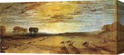 Wivenhoe Park Essex Canvas Paintings - Petworth Park Tillington Church in the Distance by Joseph Mallord William Turner