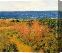 Seascape Canvas Paintings - Seascape by Joseph Rodefer de Camp