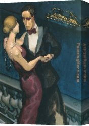 Juarez Canvas Paintings - Gala Night by Juarez Machado