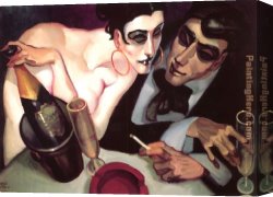 Juarez Canvas Paintings - Soiree Elegante by Juarez Machado