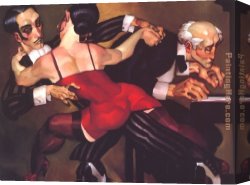Juarez Canvas Paintings - The Last Tango by Juarez Machado