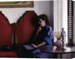 Conversation Canvas Paintings - The Conversation by Kirk Richards