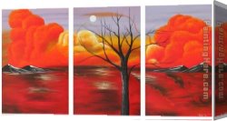 Morning Canvas Paintings - Morning Luster by landscape