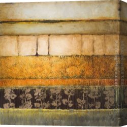 Square Canvas Paintings - Natures Interlude Square I by Lanie Loreth