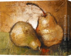 Pear Canvas Paintings - Pear Study II by Lanie Loreth