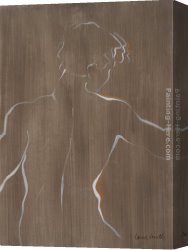 Male Canvas Paintings - Standing Male Figure by Lanie Loreth