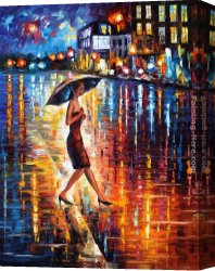Return Canvas Paintings - LATE RETURN by Leonid Afremov