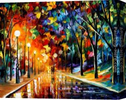 Evening Mood Canvas Paintings - ROMANTIC EVENING by Leonid Afremov