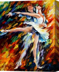 Romeo Canvas Paintings - ROMEO AND JULIET by Leonid Afremov
