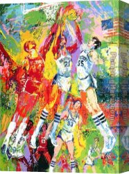 Kentucky Derby Canvas Paintings - Kentucky Wildcats by Leroy Neiman