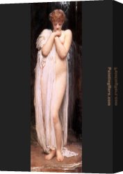 Bather Canvas Paintings - A Bather 1 by Lord Frederick Leighton