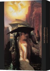 Leighton Flaming June Canvas Paintings - Perseus and Andromeda by Lord Frederick Leighton