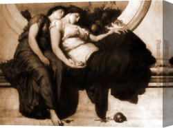 Summer Canvas Paintings - Summer Noon by Lord Frederick Leighton