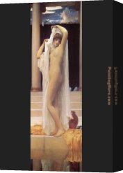 After The Bath 1888 Canvas Paintings - The Bath of Psyche by Lord Frederick Leighton