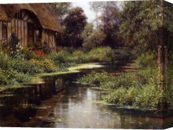 Summer Canvas Paintings - Summer Afternoon by Louis Aston Knight