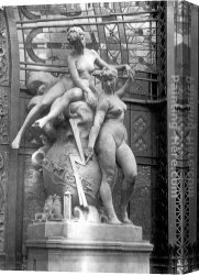 Louis-ernest Canvas Paintings - Electricity by Louis-Ernest Barrias